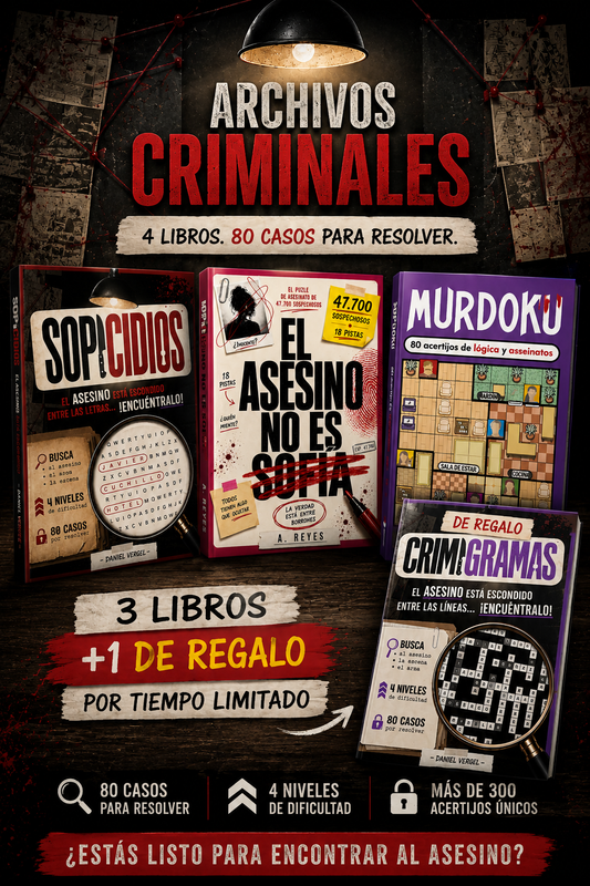 📁Archivos Criminales | El Expediente Sofía: Las pruebas están frente a vos ¿Podrás descubrir al asesino?